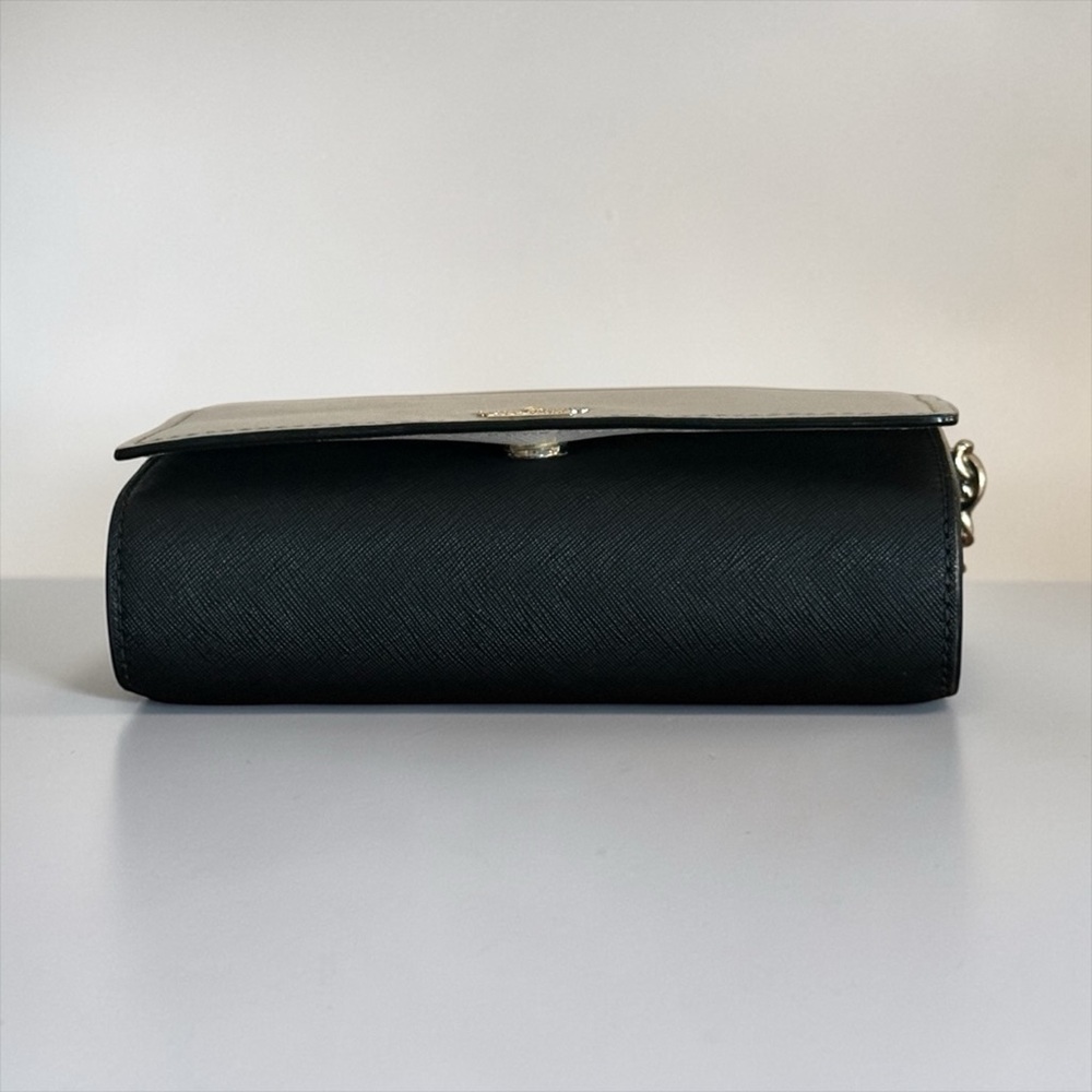 Kate Spade Cameron Street Corin Two-Tone Cream and Black Chain Crossbody Bag - Picture 5 of 12